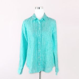 J Crew Baird McNutt Irish Linen Button Down